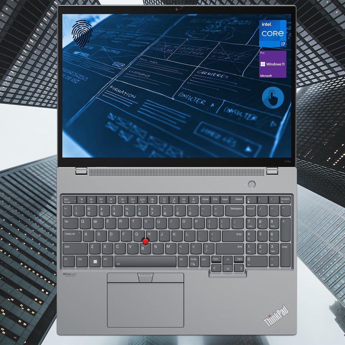 14" FHD+ Touchscreen Mobile Workstation, Intel i7-1260P, 48GB RAM, 1TB SSD, Windows 11 Pro K19493