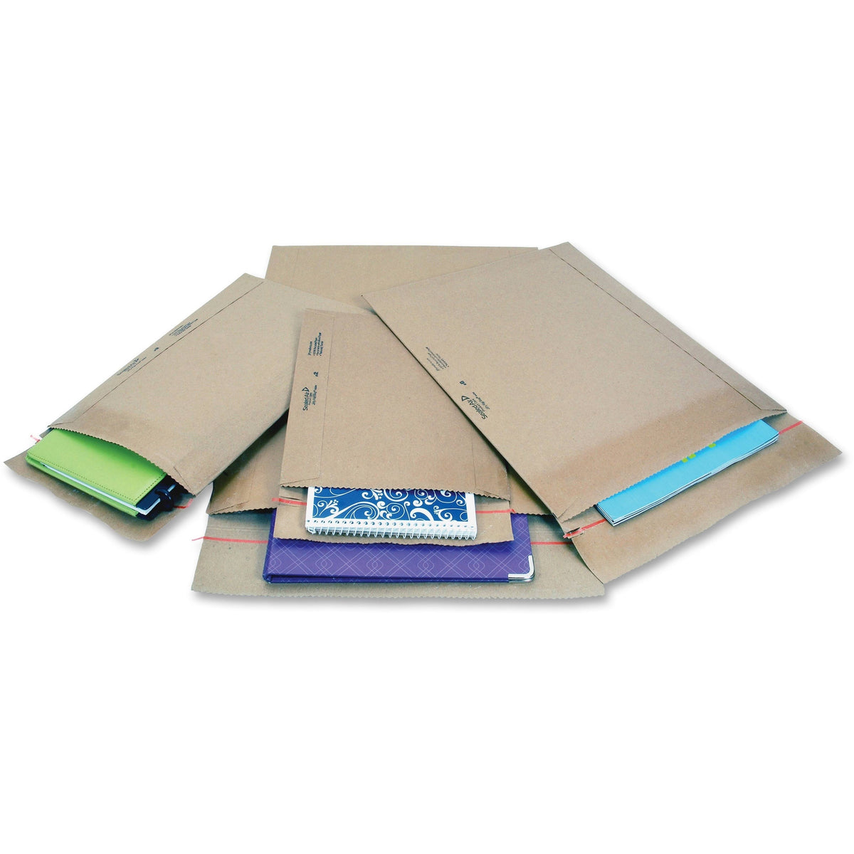Natural Kraft Mailers, 200 per Carton P5020