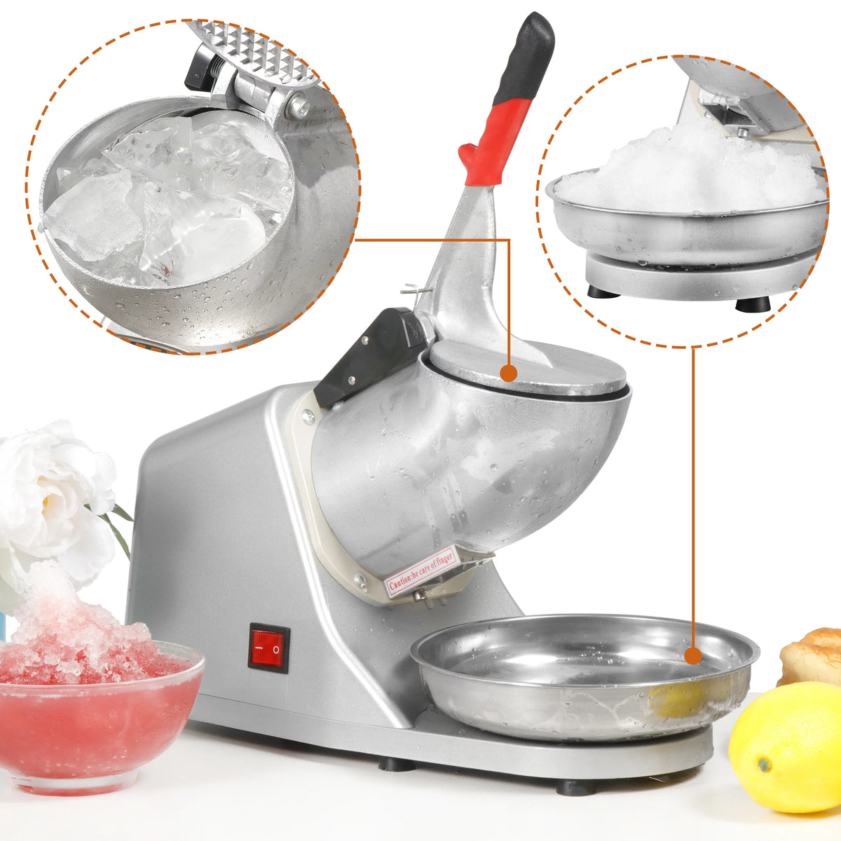 Electric Stainless Steel Ice Shaver 143lbs/HR G941