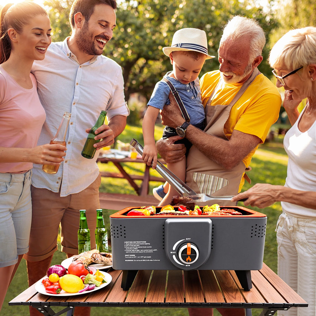 Portable Propane Grill with Gas Regulator & Adaptor C655