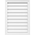 PVC Gable Vent Non-Functional with Brickm C9564