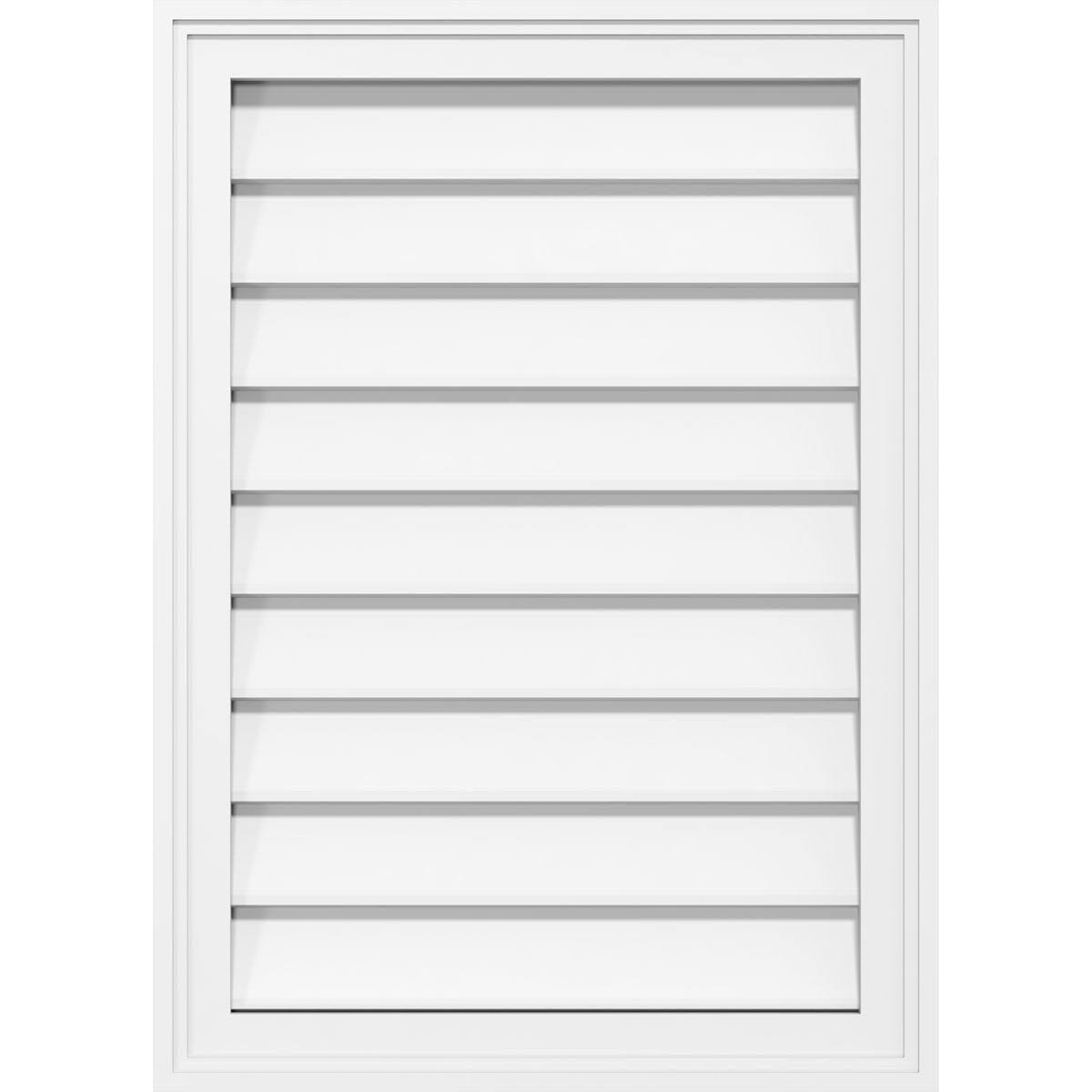 PVC Gable Vent Non-Functional with Brickm C9564