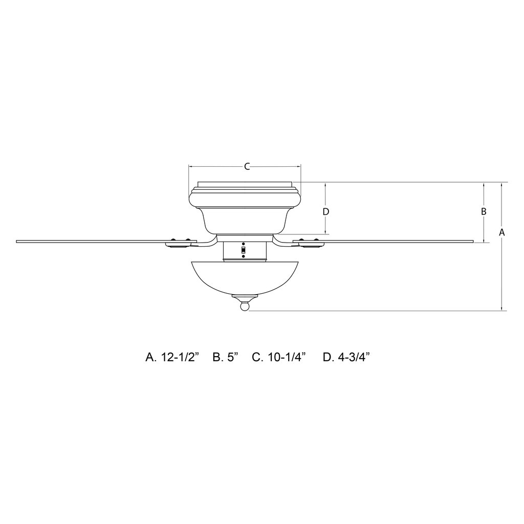 Satin Nickel Ceiling Fan Q3966
