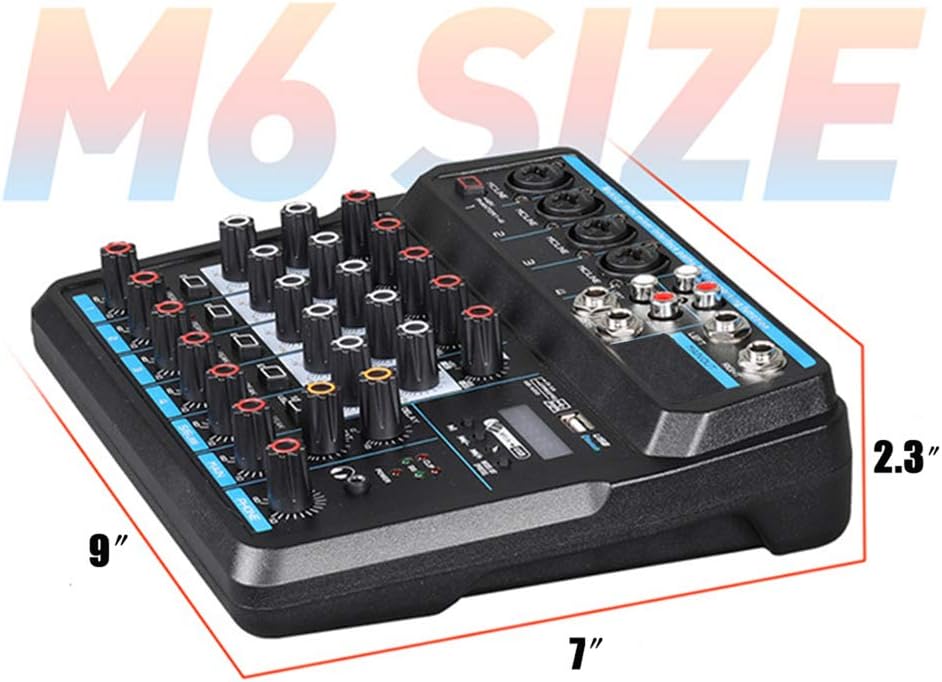 6 Channel Bluetooth Sound Mixer Pack of 2 B84625