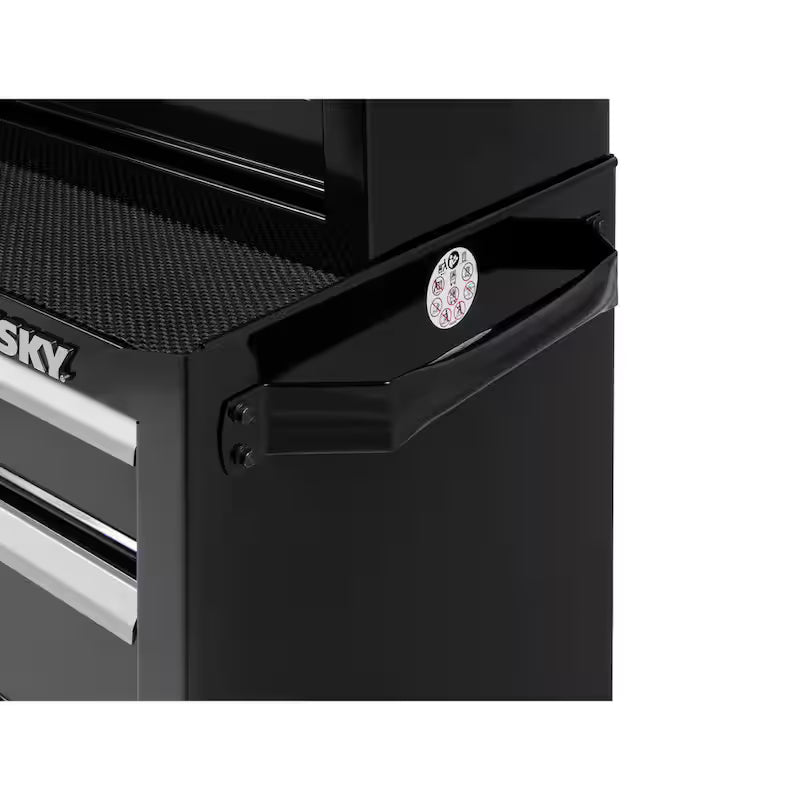 4-Drawer Rolling Tool Cabinet in Gloss Black P76801