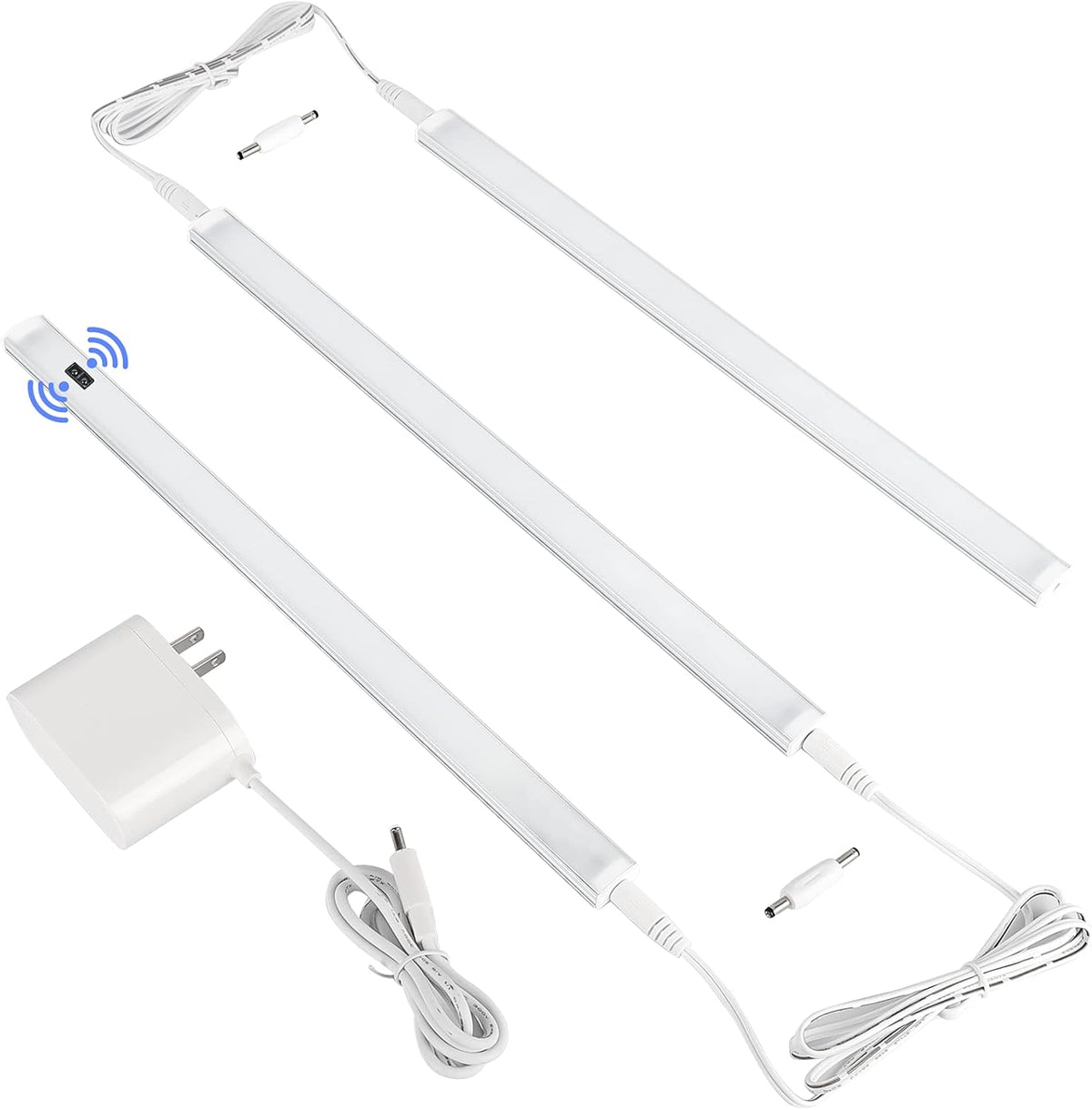 LED Under Cabinet Light Bars, 3 Pack, 12 Linkable, Plug In, 1200 Lm C4795