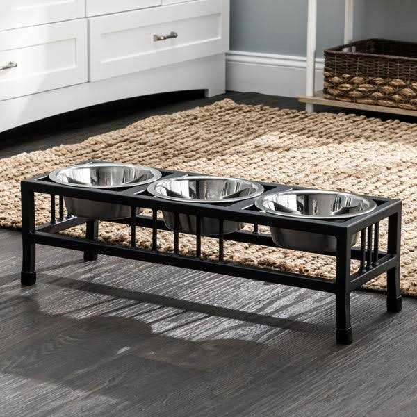 Double Raised Dog Bowl X96949