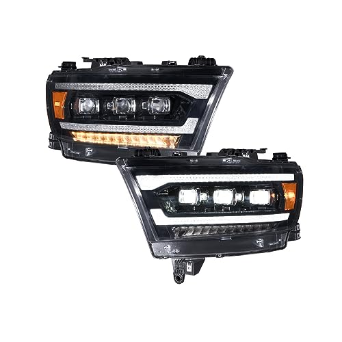 LED Headlights compatible with Ram 1500 2019-2024 (pair) A93394