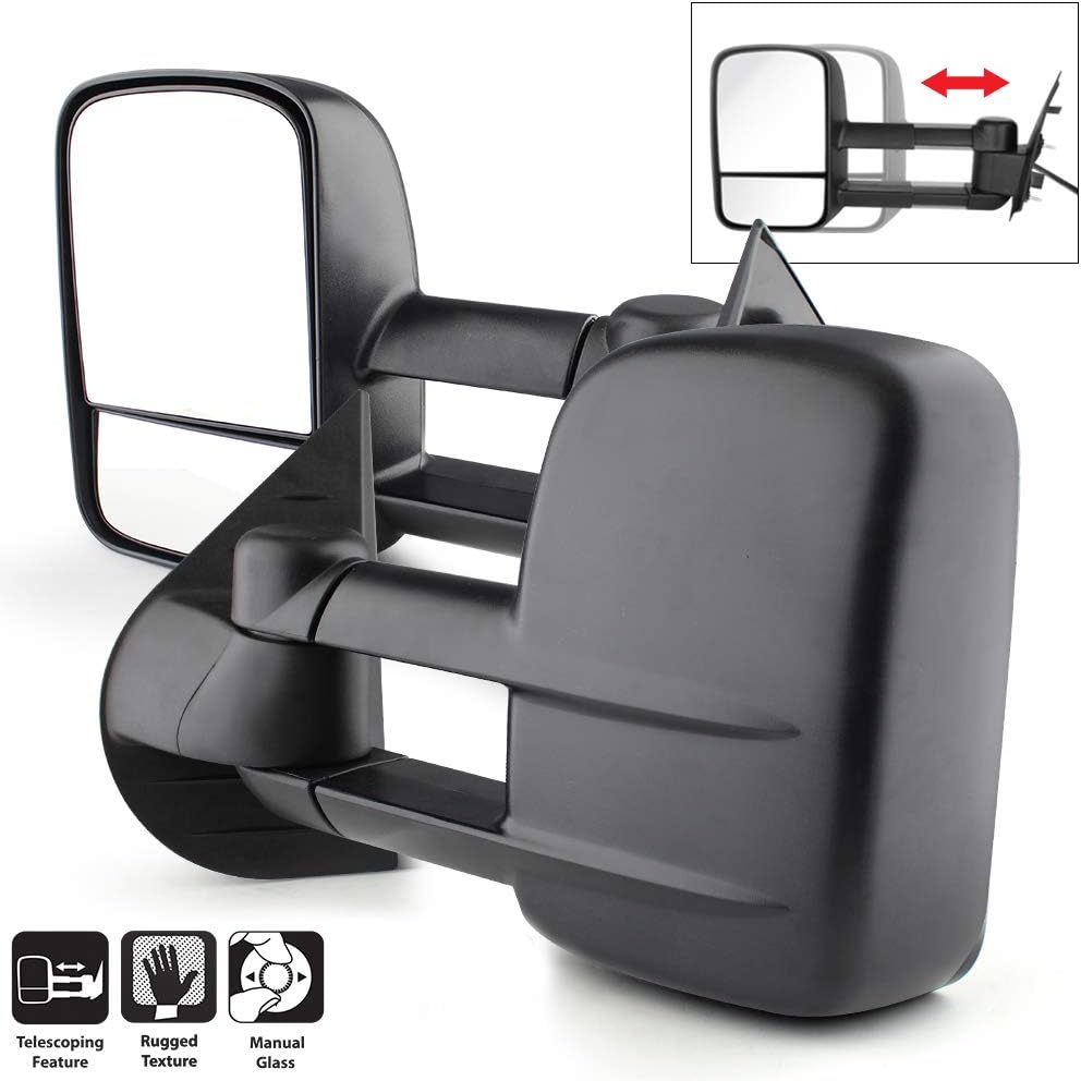 Manual Non Heat Towing Telescoping Side Mirrors N9107