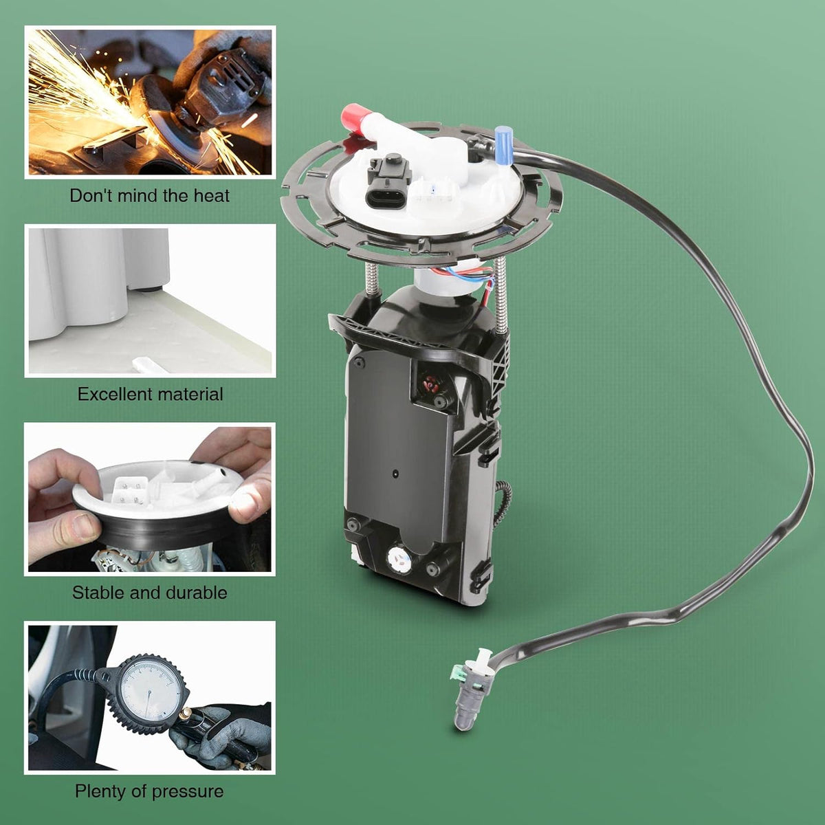 Electric Fuel Pump Assembly with Pressure Sensor Pack of 2 H349000
