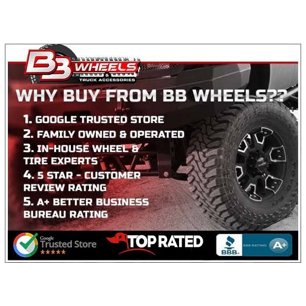 Black 18x9 Off-Road Wheel P709
