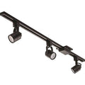 Black 3-Light LED Track Lighting Kit S71786