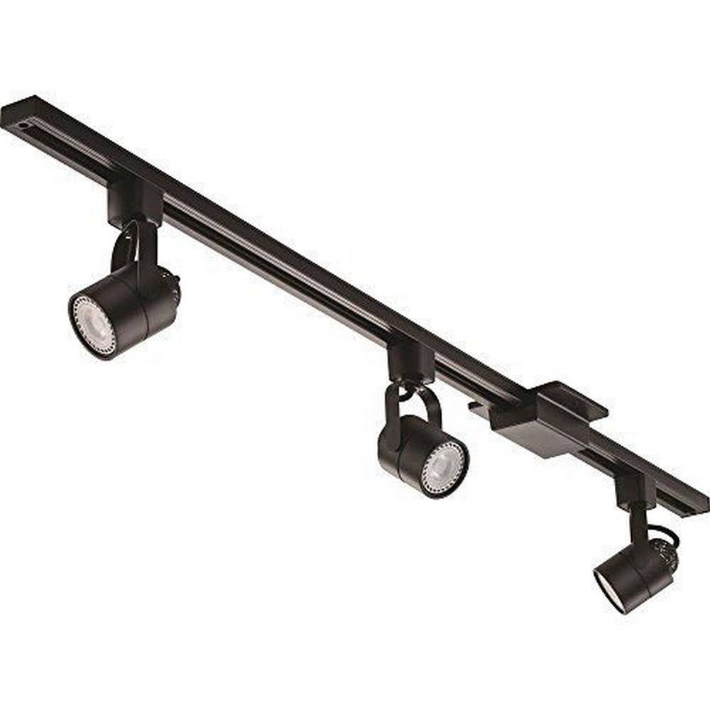 Black 3-Light LED Track Lighting Kit S71786
