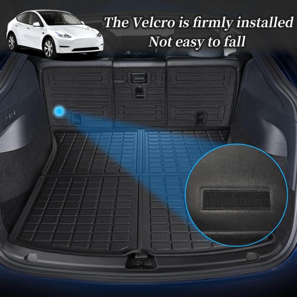 All Weather Cargo Liner Mat with Backrest Mats Set of 4 Y158276