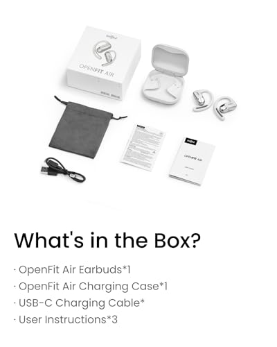Black Open-Ear True Wireless Earbuds I285642