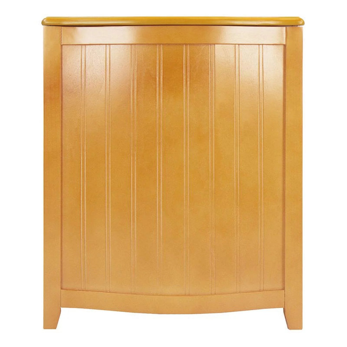 Natural Finished Wood Laundry Hamper with Interior Bag Z969