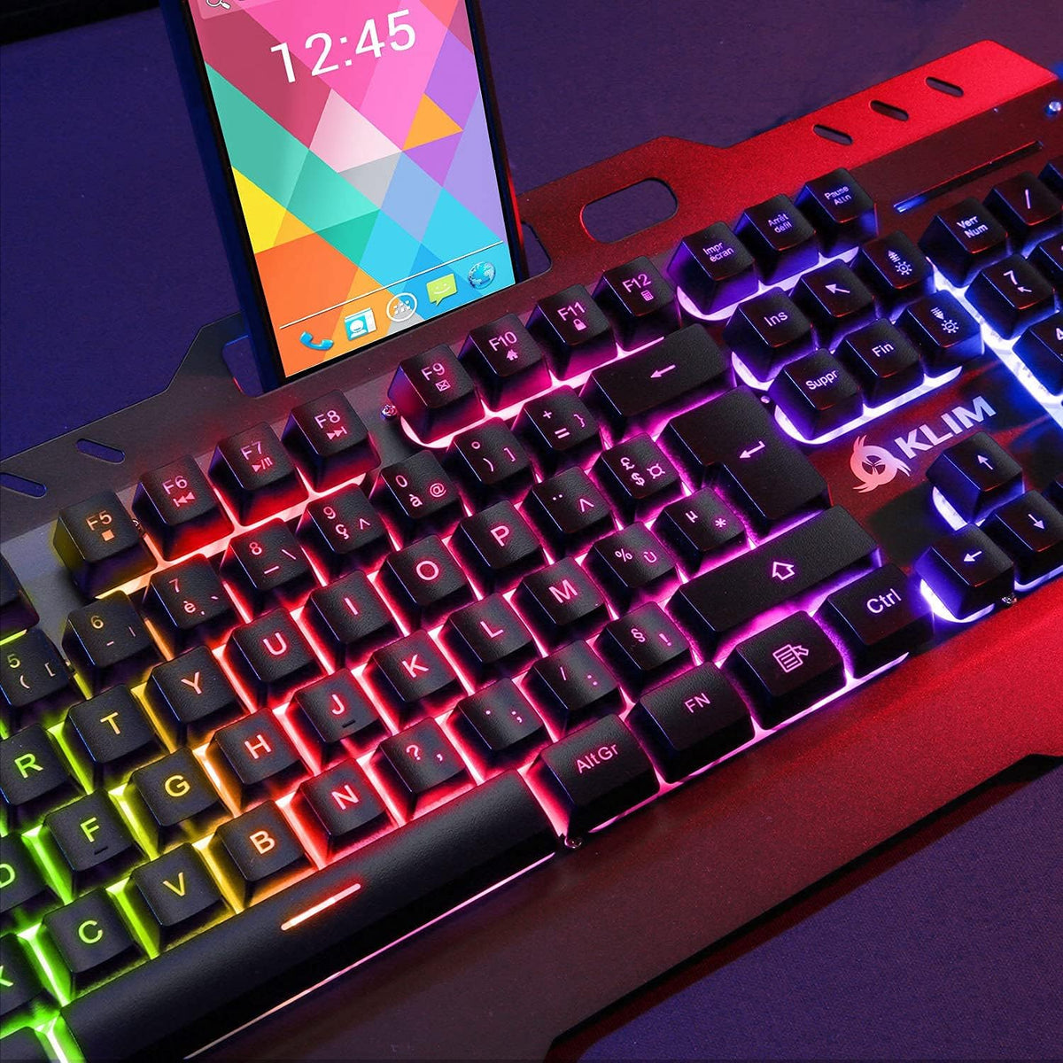 Wireless Keyboard and Mouse Set with Backlit Gaming Keyboard Y523204