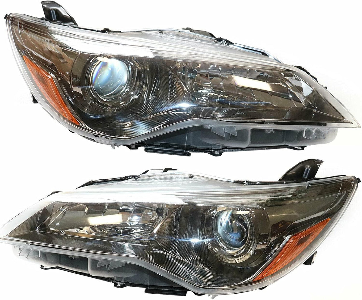 Headlight Assembly Set Halogen Clear Lens J574