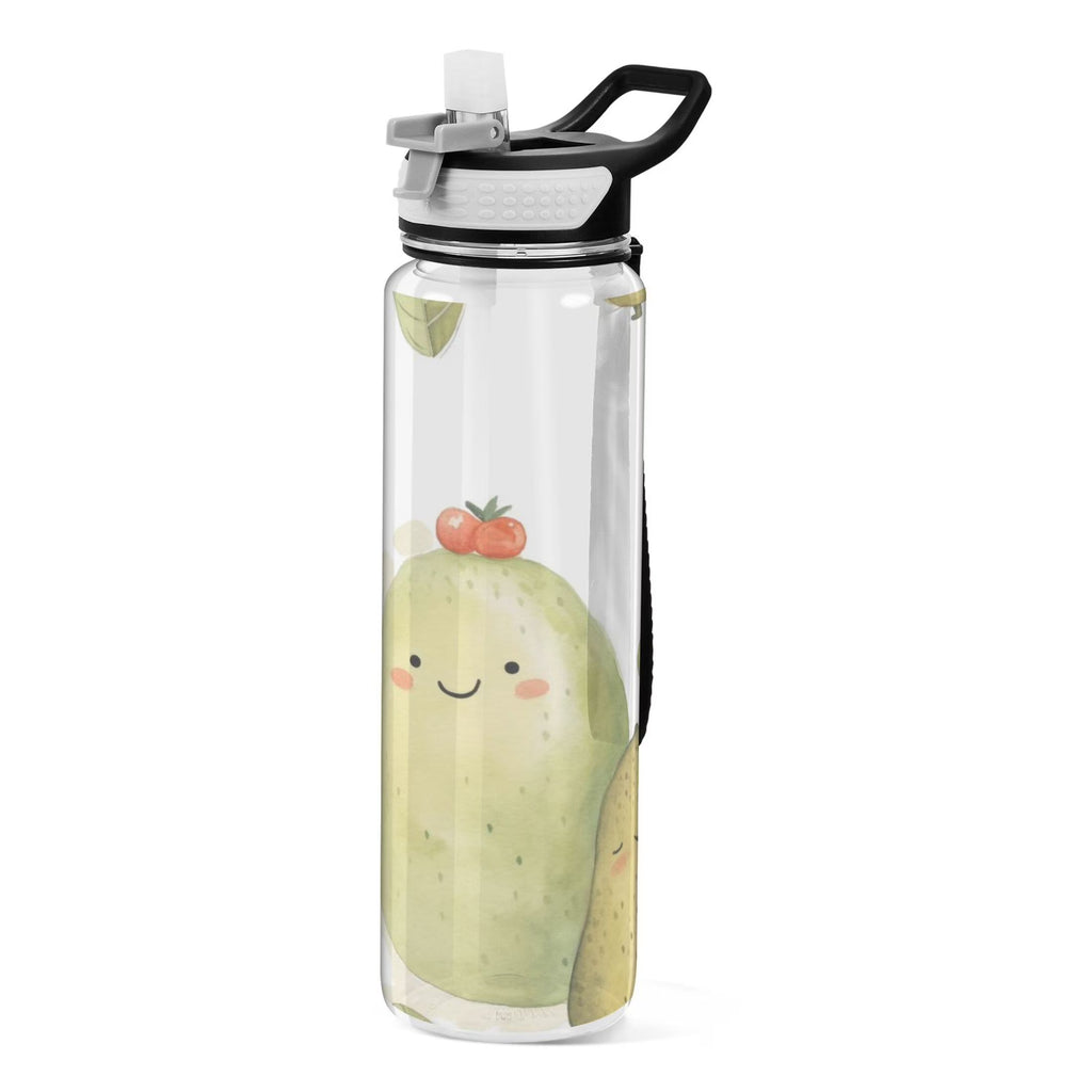 32oz Tritan Clear Water Bottle with Straw Y2908