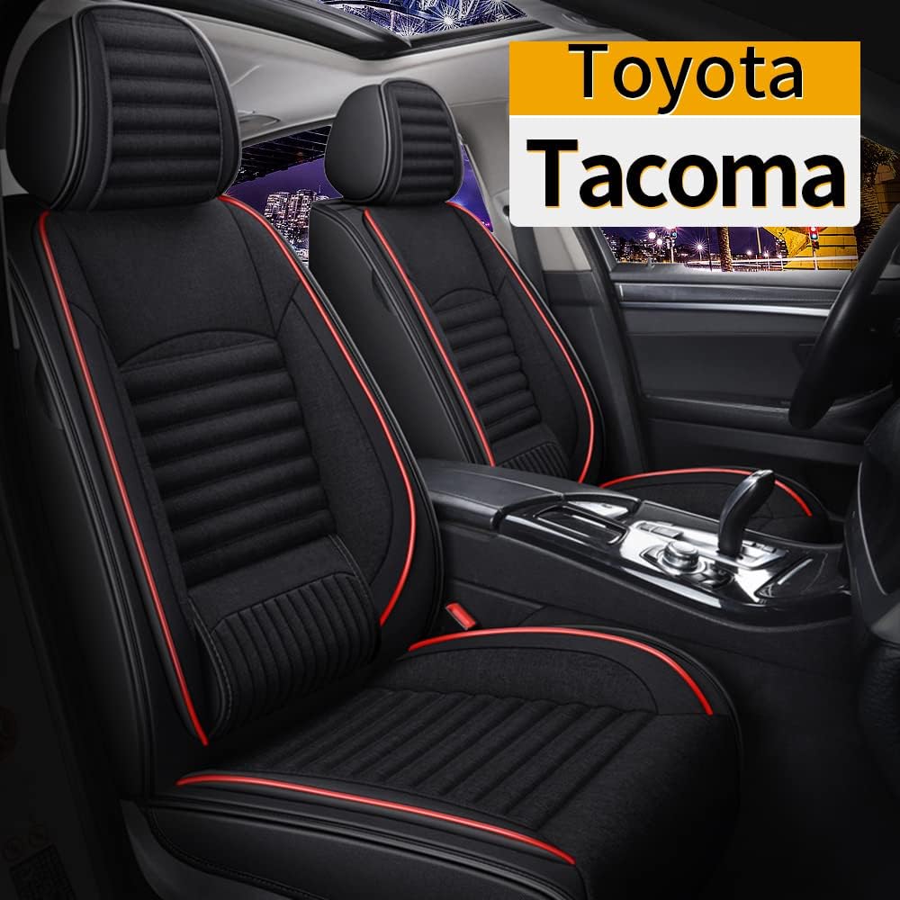 Car Seat Covers Full Set Linen Compatible with Airbag F35997