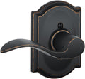 Matte Black Bed & Bath Privacy Door Lever Pack of 2 E178