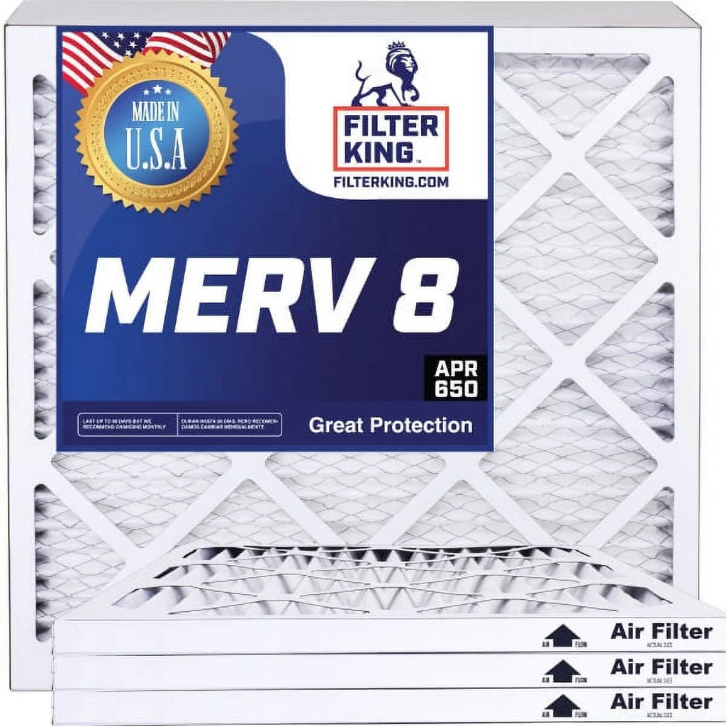 12x66x1 MERV 8 Pleated HVAC Air Filter 4-Pack J2110