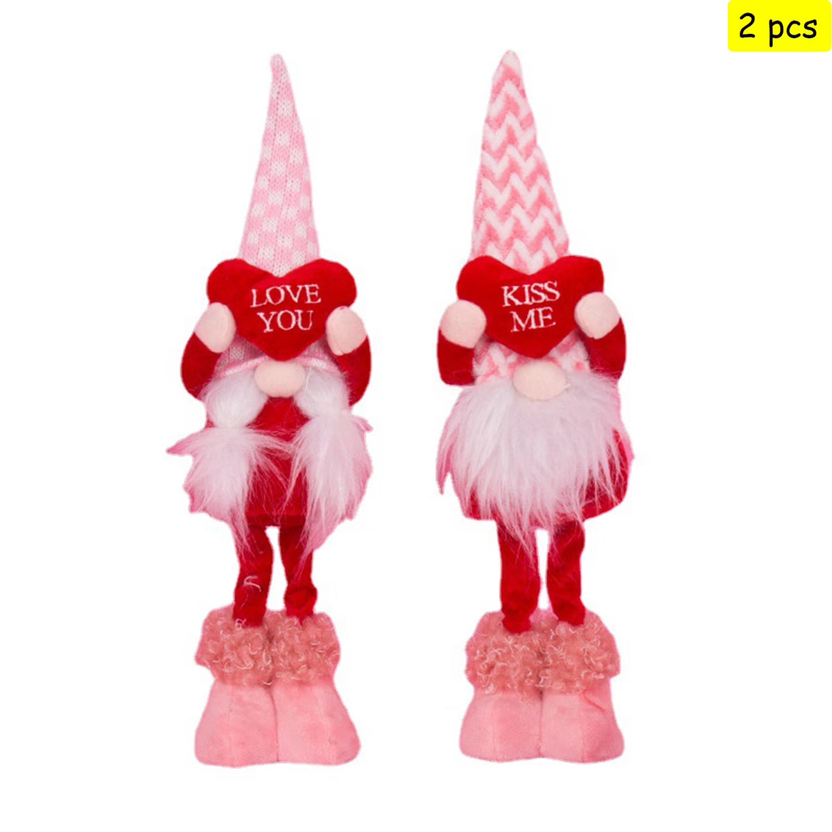 Valentine Gnomes Plush Decorations O832