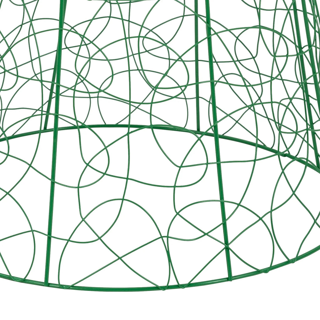 20PCS Garden Chicken Wire Cloche Plant Protector and Cover Iron Black/Green Q816
