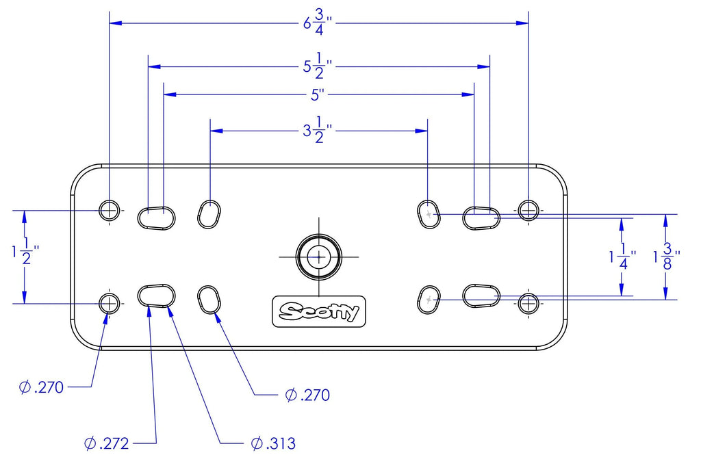 Ball Mount with Fish Finder V6165