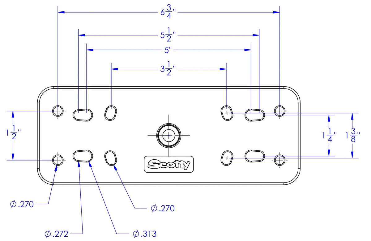 Ball Mount with Fish Finder V6165