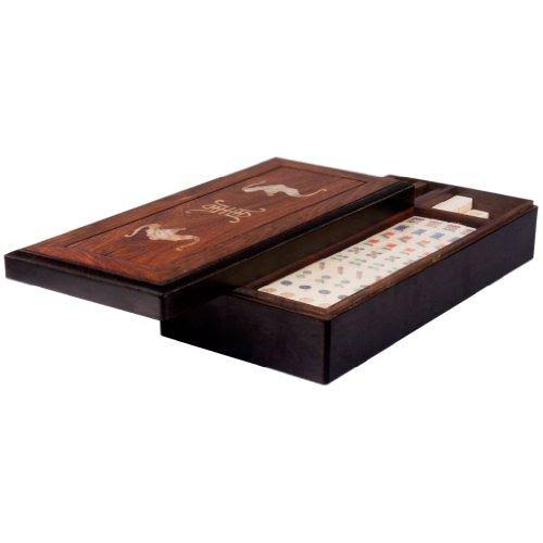 American Mahjong Set with Bone & Bamboo Tiles H565089