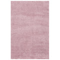 Pink Plush Shag Area Rug L555