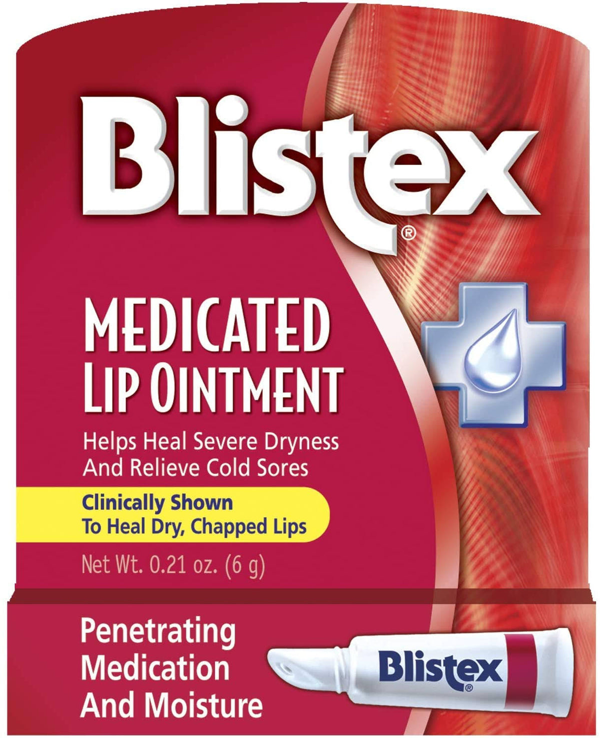 Medicated Lip Ointment 0.21 oz Pack of 24 M624