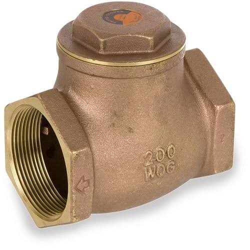 2-1/2x22 Cast Brass Check Valve Z573
