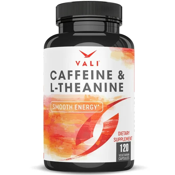 Caffeine & L-Theanine Nootropic Supplement, 120 Veggie Capsules F623509