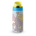 Stainless Steel Vacuum Insulated Children's Water Bottle with Straw Q490