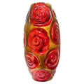 14 in. Foiled and Lacquered Table Vase K65204