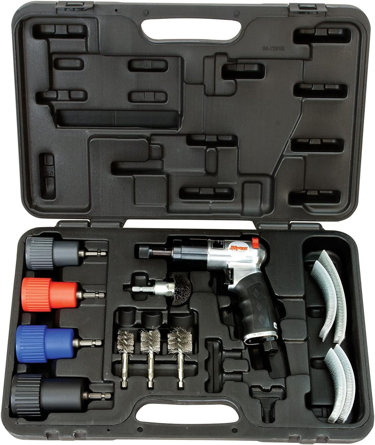 Wheel Nut & Stud Cleaning Kit with Air Tool and Brushes A370