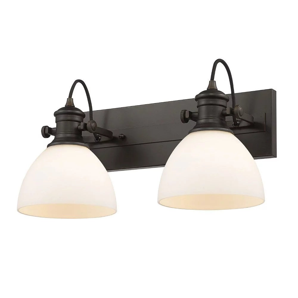 2 Light Semi-Flush Mount Pewter Seeded Glass I721