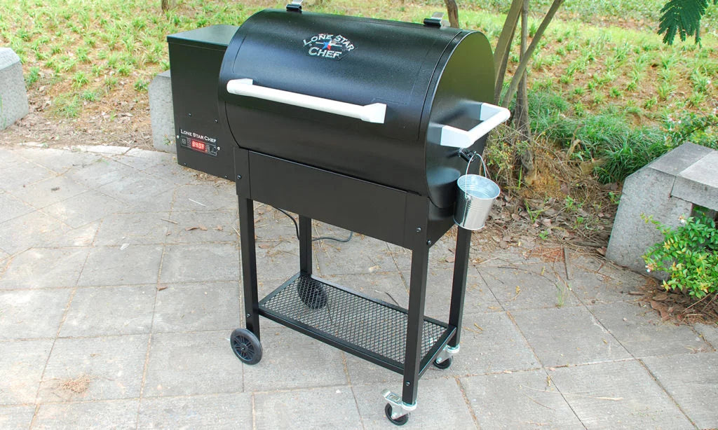 510 square inch Pellet Grill with Side Shelf Q505