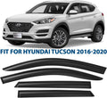 4pcs Dark Smoke Rain Guards for Hyundai Tucson 2016-2020 Y239