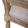 Light Gray Natural Wood Upholstered Dining Chairs Set of 6 G74539
