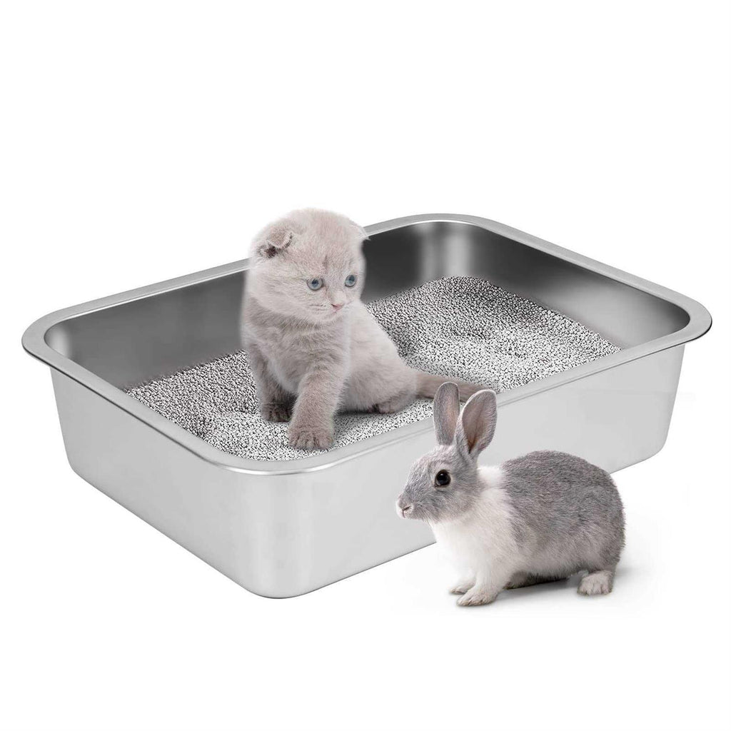 Stainless Steel Cat Litter Box J384