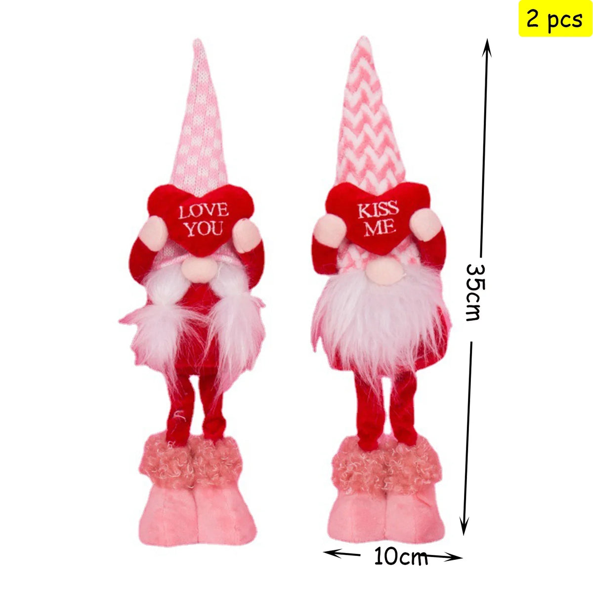 Valentine Gnomes Plush Decorations O832