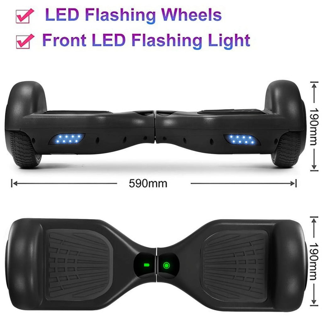 6.5 Two Wheel Self Balancing Scooter with Seat Attachment & LED Lights G749