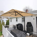 Grey Offset Patio Umbrella O502