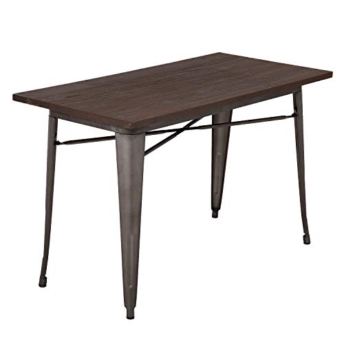 Metal Outdoor Dining Table 31 x 31 Inches L2285