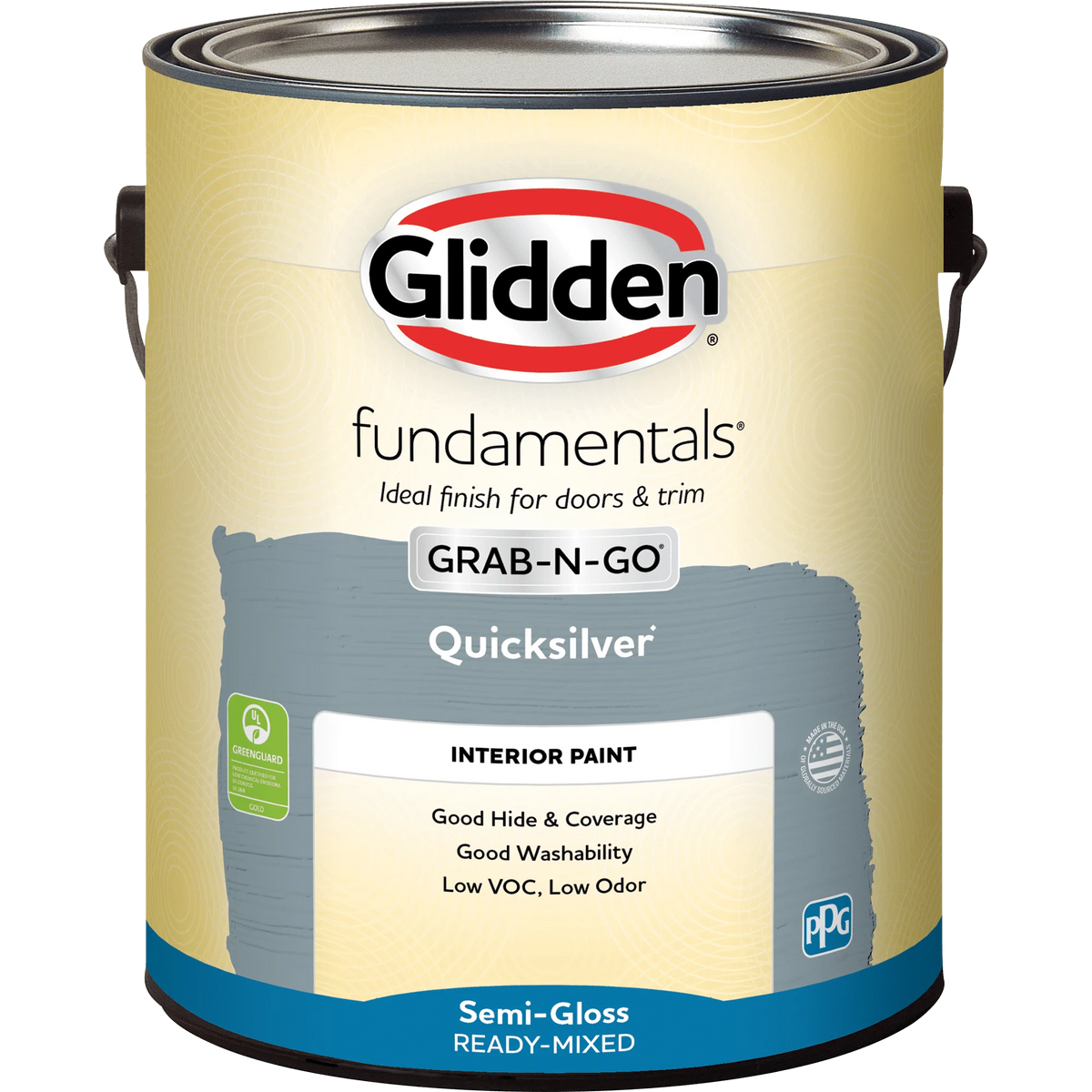 Flat Gray Interior Paint 1 Gallon A49425
