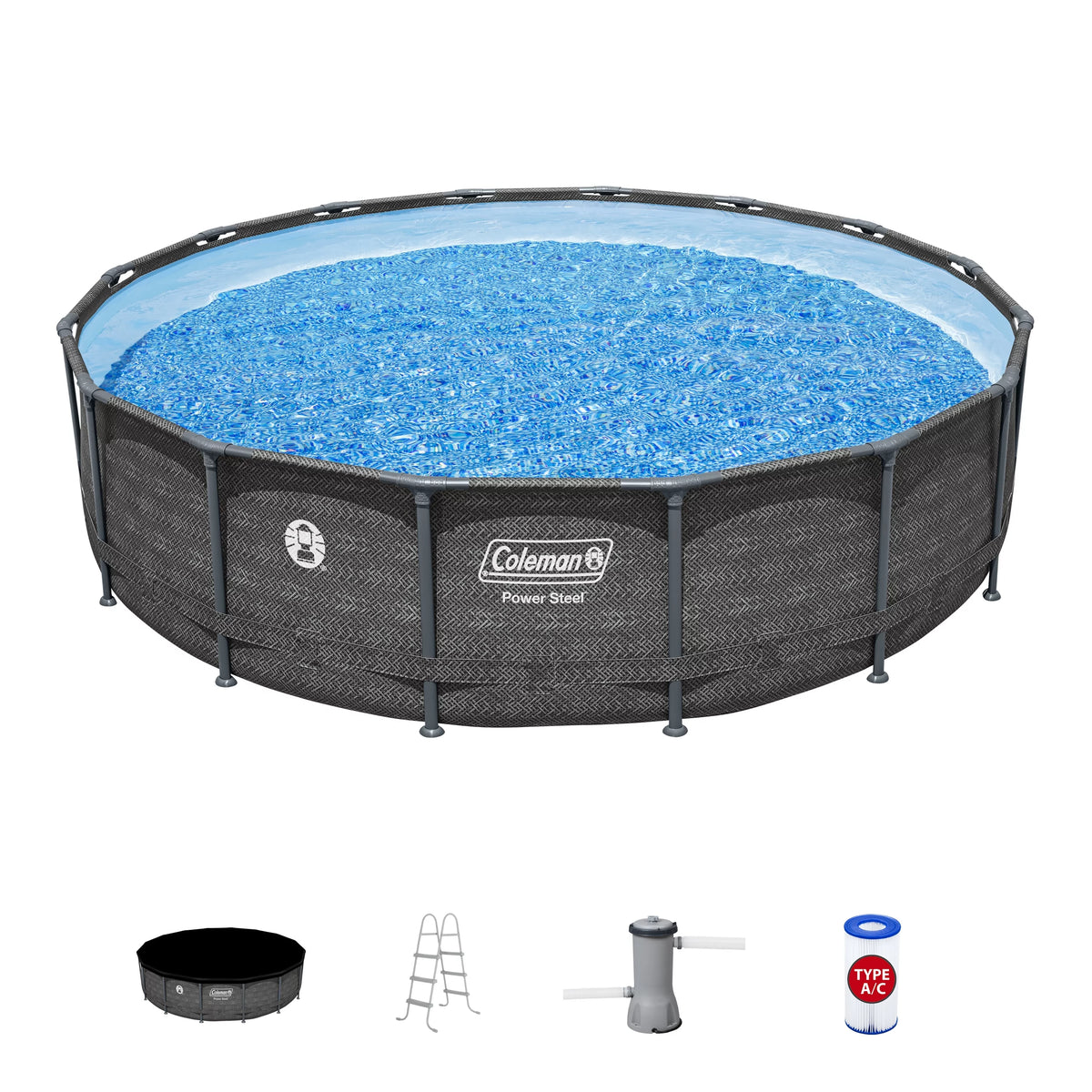 Round Metal Frame Above Ground Pool Set G9173