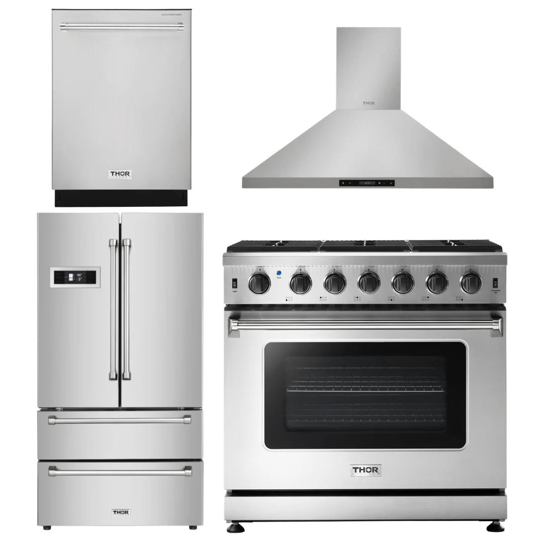 36 In. Propane Range 4 Piece Kitchen Set H6657